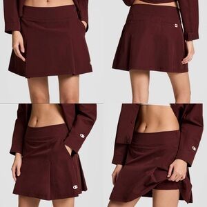🎾  NWT Champion Women’s Pleated Skort – Maroon, Tagged Size 10 (Fits Like 6–8) 🎾